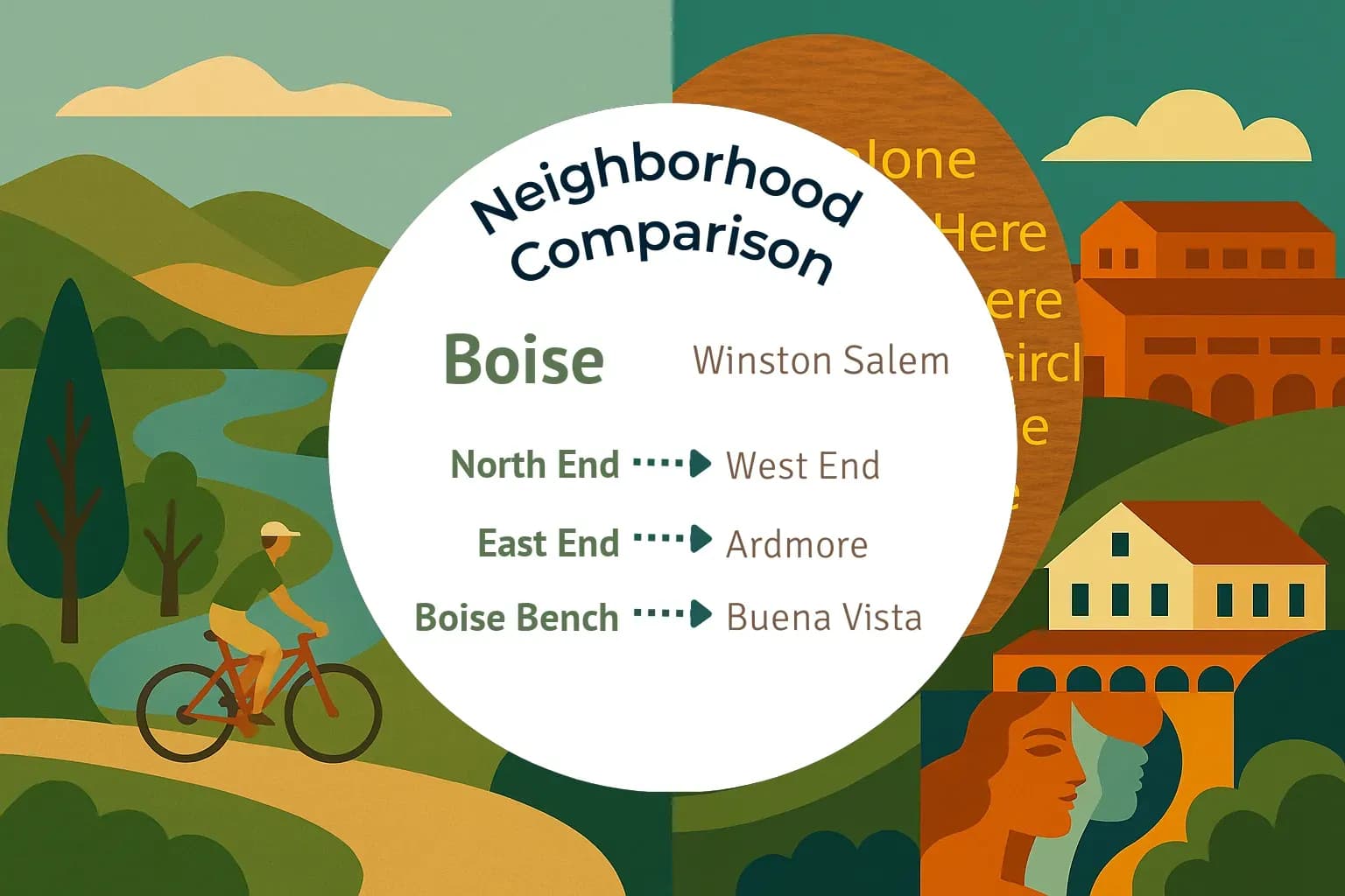 Boise vs Winston Salem Neighborhood Comparison
