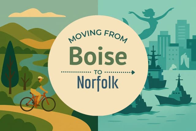 Moving from Boise to Norfolk