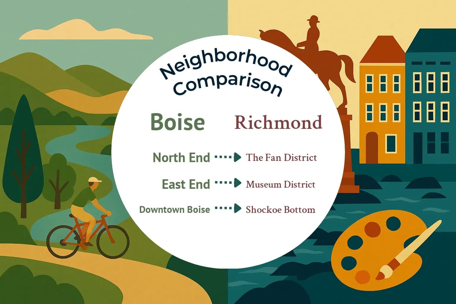 Boise vs Richmond Neighborhood Comparison