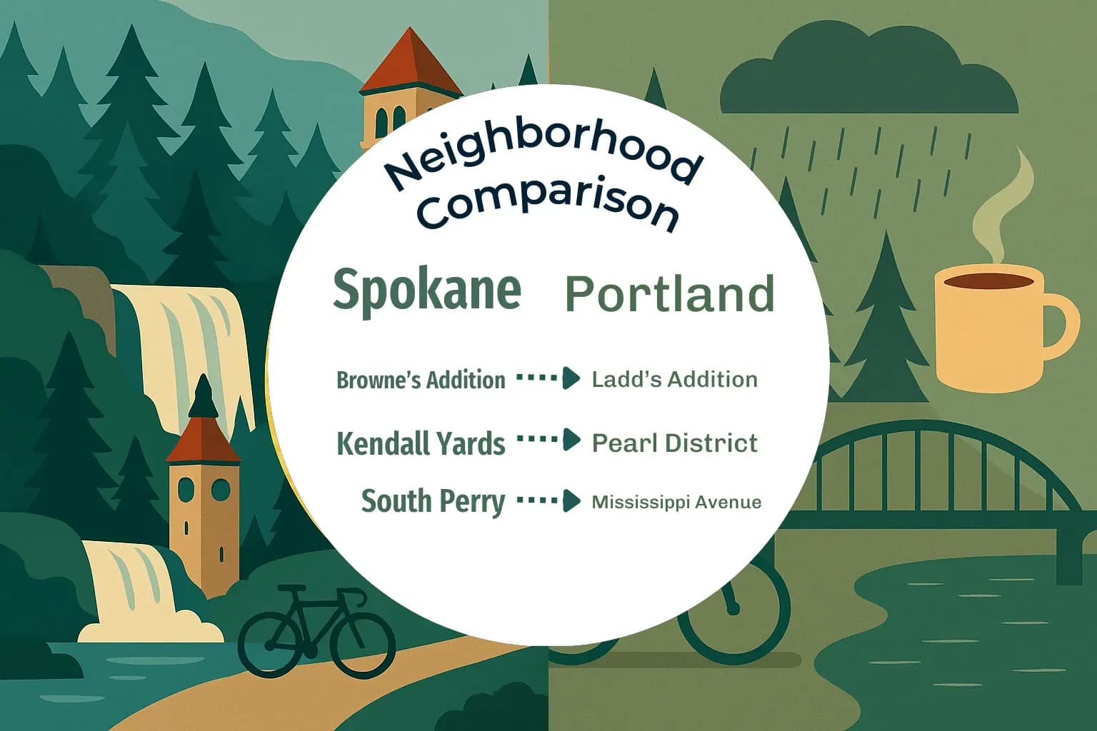 Spokane vs Portland Neighborhood Comparison