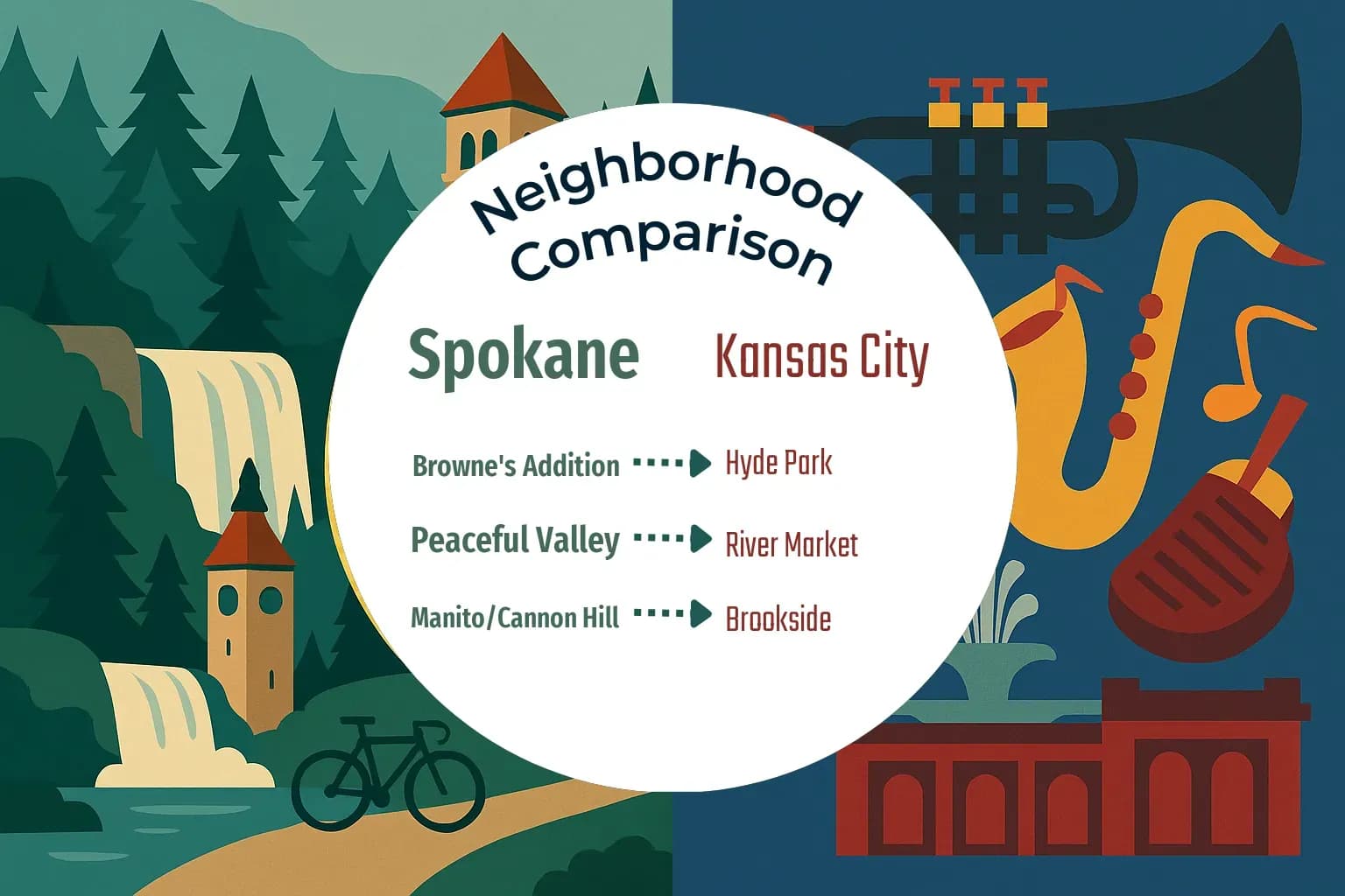 Spokane vs Kansas City Neighborhood Comparison