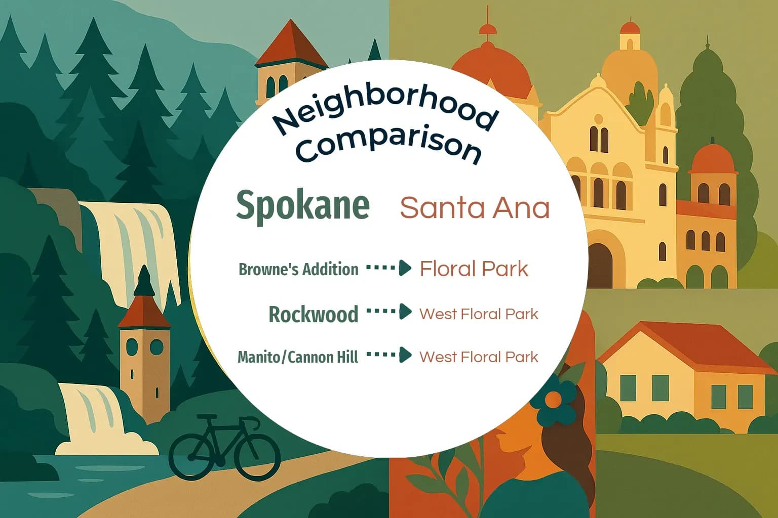 Spokane vs Santa Ana Neighborhood Comparison