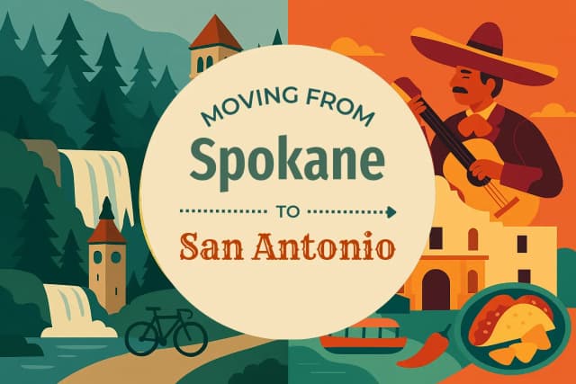 Moving from Spokane to San Antonio