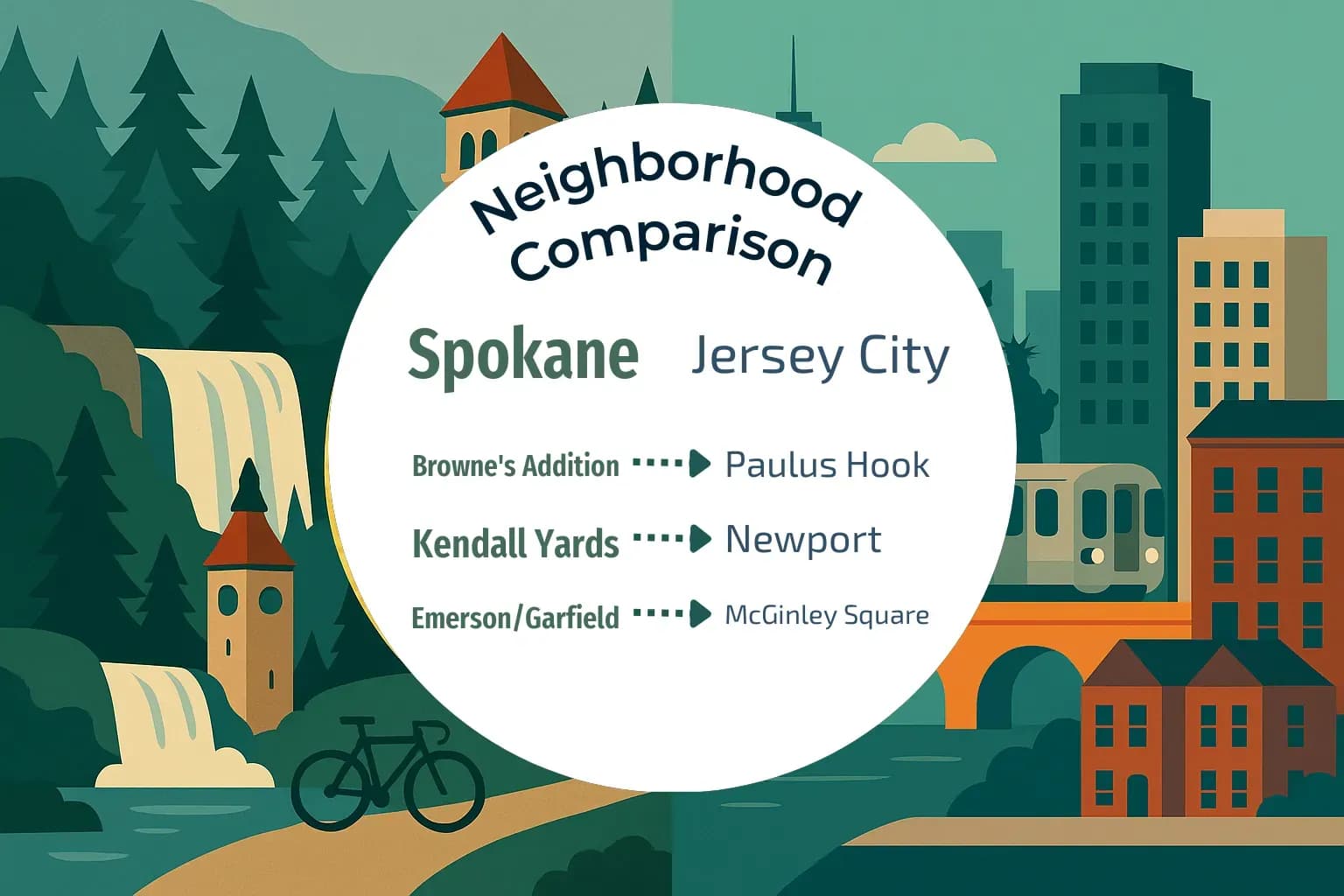 Spokane vs Jersey City Neighborhood Comparison