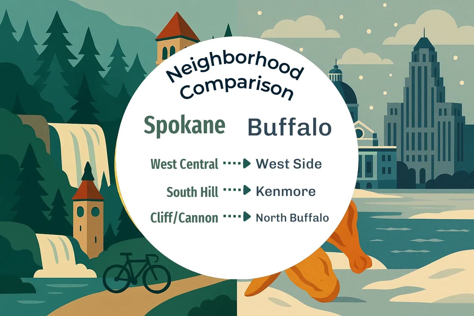 Spokane vs Buffalo Neighborhood Comparison