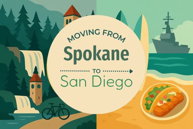Moving from Spokane to San Diego