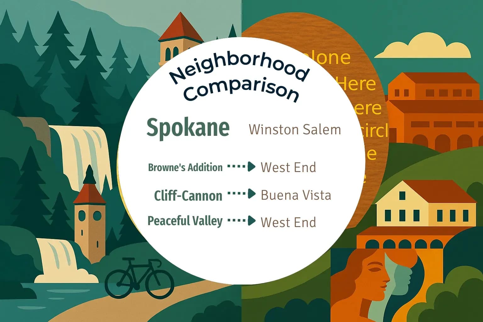 Spokane vs Winston Salem Neighborhood Comparison
