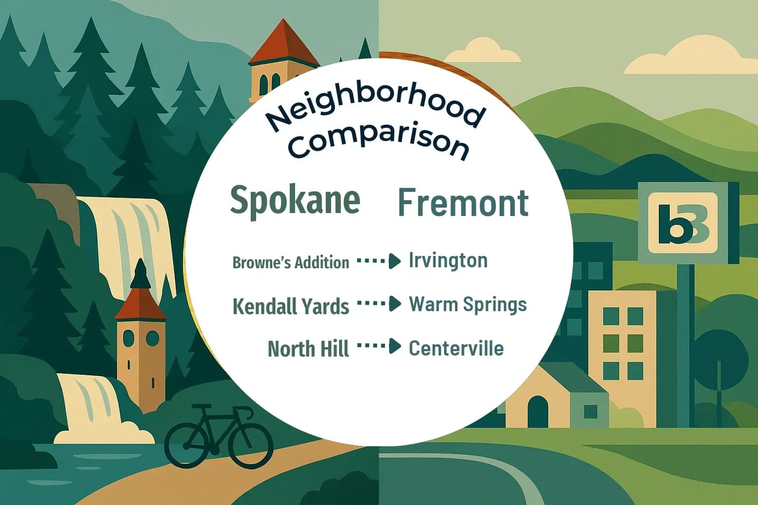 Spokane vs Fremont Neighborhood Comparison
