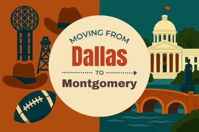 Moving from Dallas to Montgomery