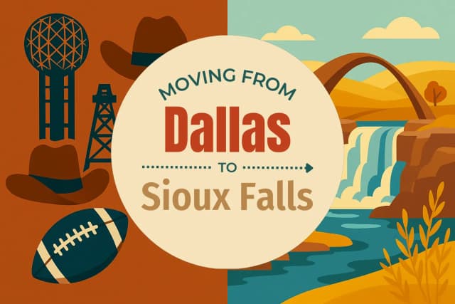 Moving from Dallas to Sioux Falls