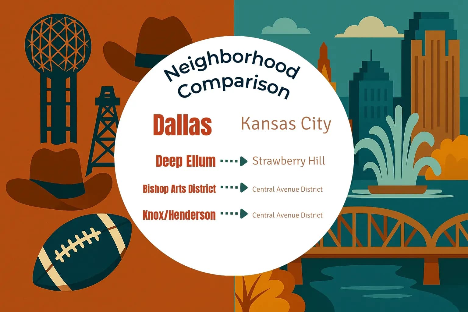 Dallas vs Kansas City Neighborhood Comparison