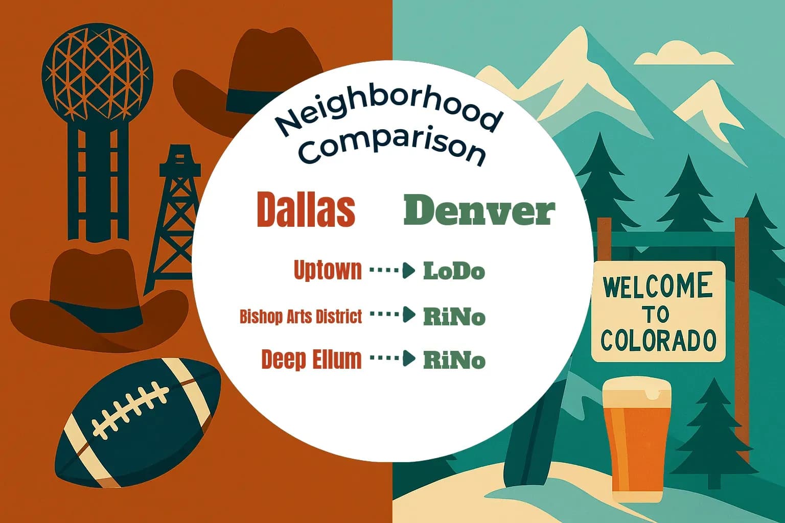 Dallas vs Denver Neighborhood Comparison