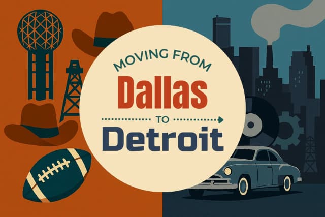 Moving from Dallas to Detroit