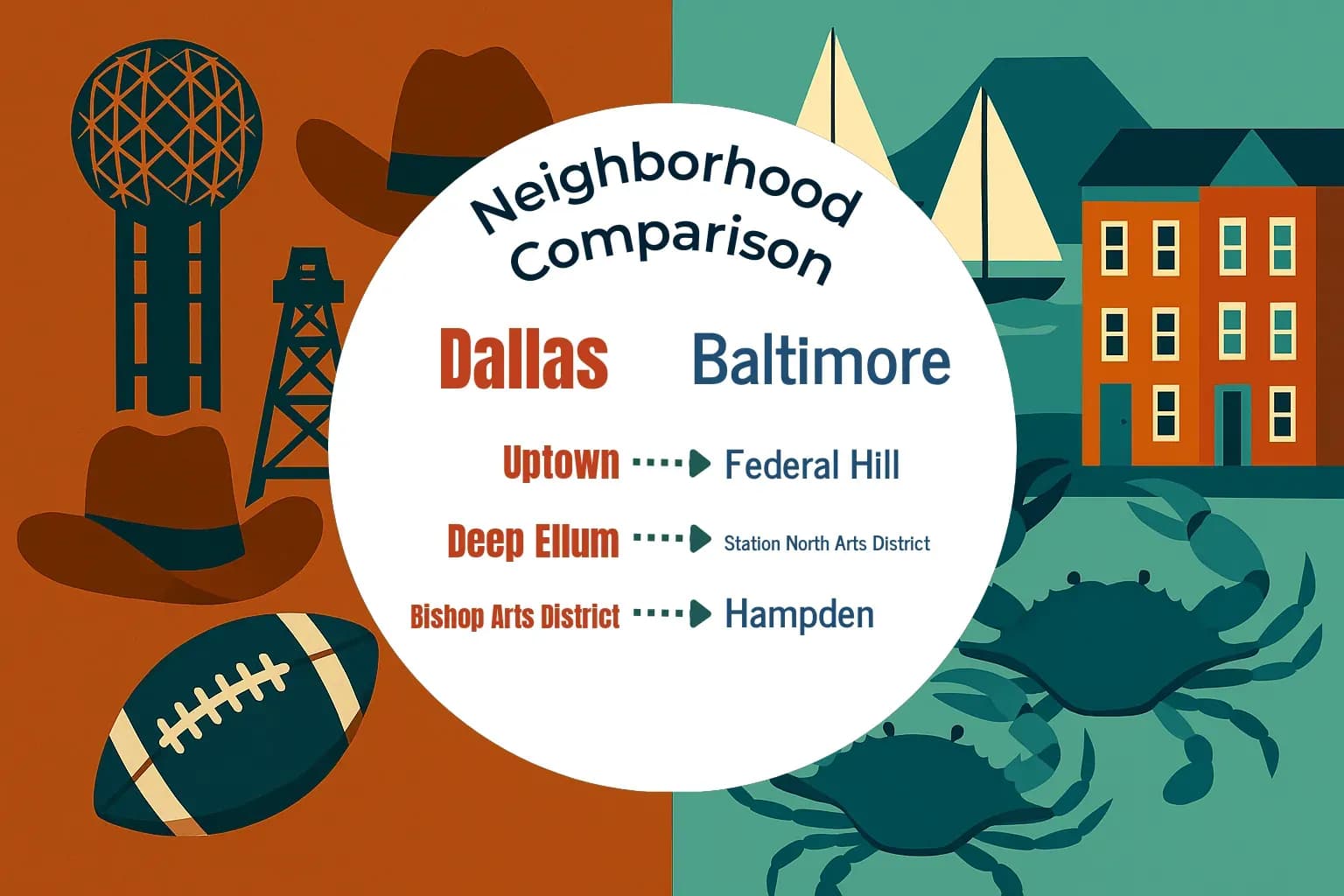 Dallas vs Baltimore Neighborhood Comparison
