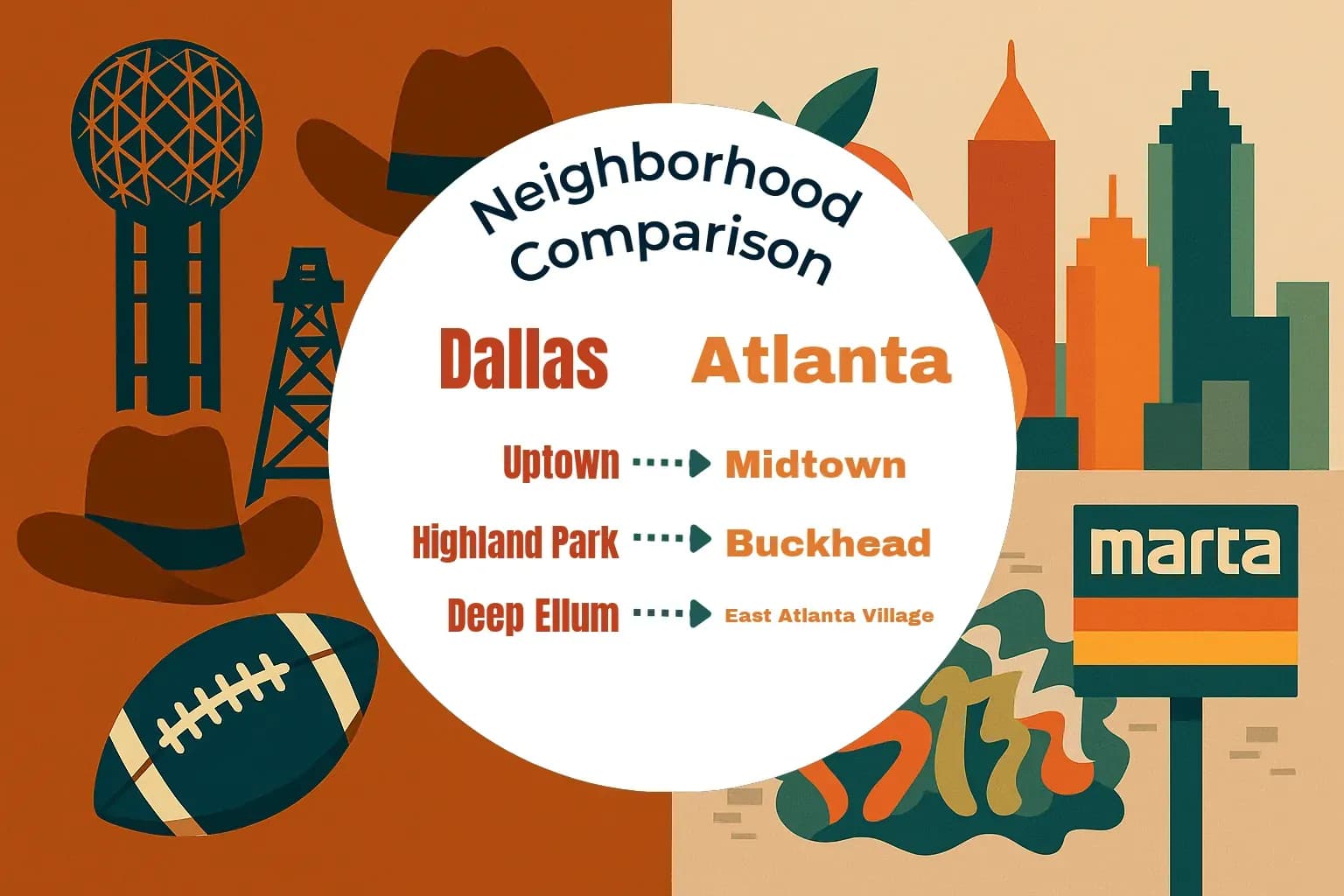 Dallas vs Atlanta Neighborhood Comparison