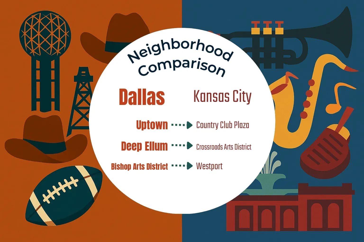 Dallas vs Kansas City Neighborhood Comparison