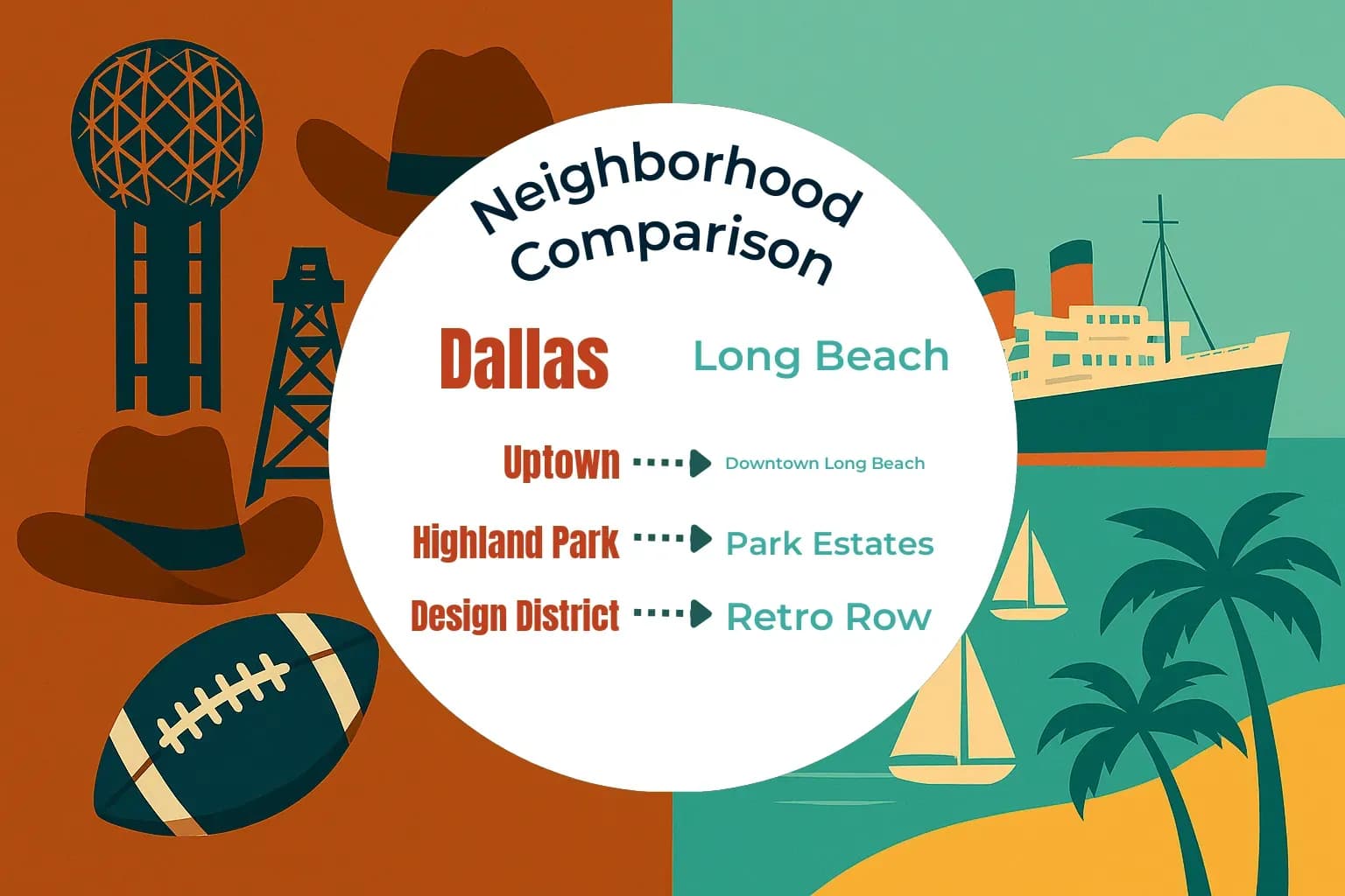 Dallas vs Long Beach Neighborhood Comparison