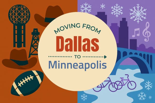Moving from Dallas to Minneapolis