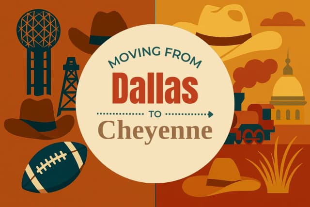Moving from Dallas to Cheyenne