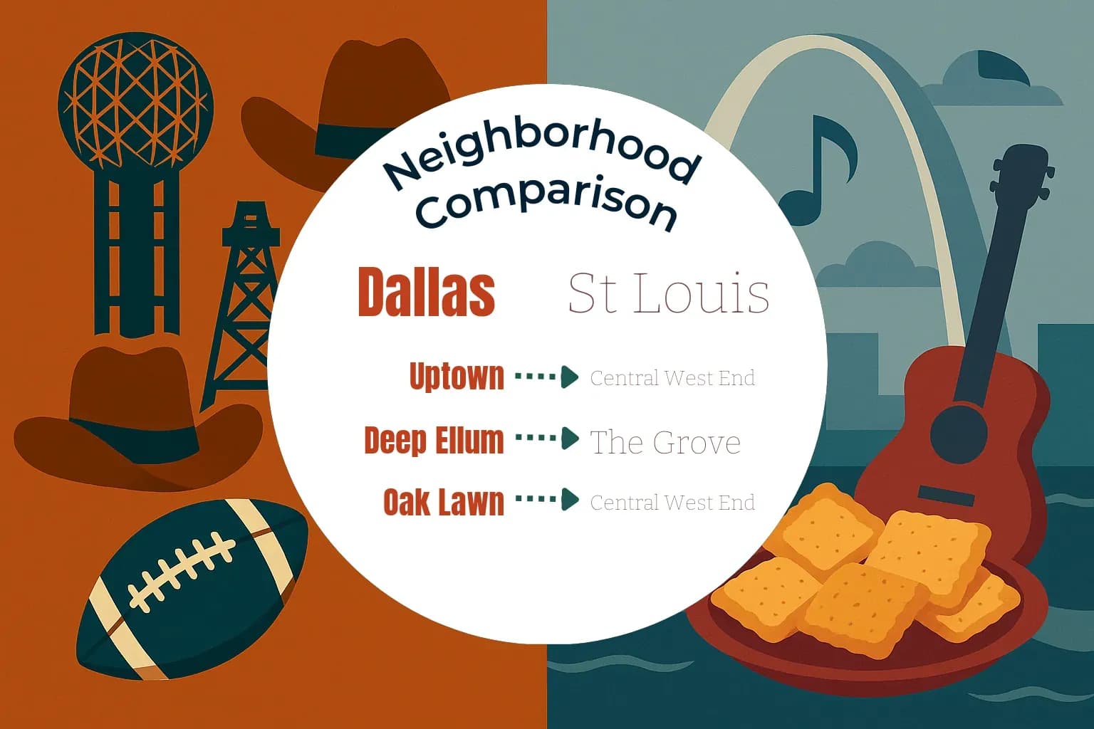 Dallas vs St. Louis Neighborhood Comparison