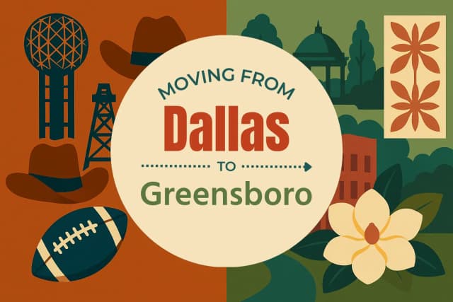 Moving from Dallas to Greensboro