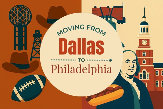 Moving from Dallas to Philadelphia