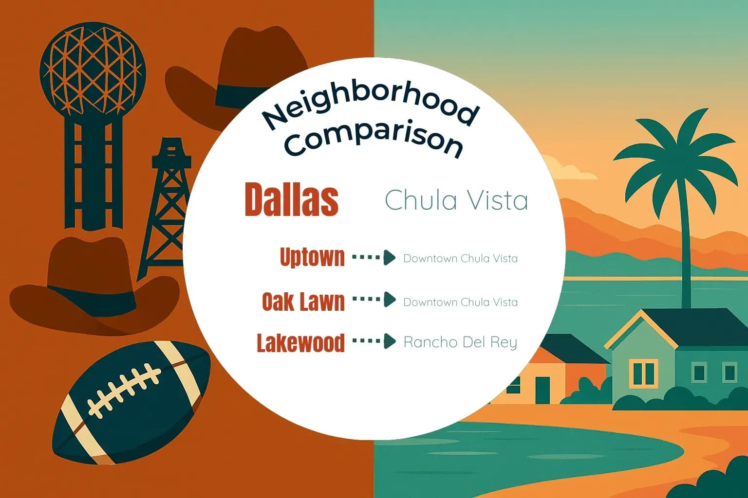 Dallas vs Chula Vista Neighborhood Comparison